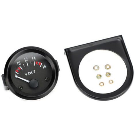 Voltmètre universel pour voiture 12 V, 52 mm/2 pouces, jauge de tension 8-16 V BX100007 (1/5)