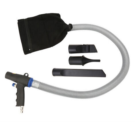 Pistolet de dépoussiérage à air comprimé/aspirateur, pistolet en alliage d'aluminium pour déchets industriels (1/5)