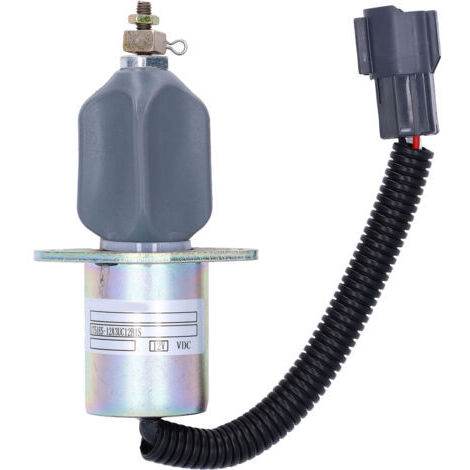 Électrovanne d'arrêt de carburant avec coupure d'huile pour Hyundai R210‑5 R60‑5 R335‑7 12V 1751ES‑12A3UC12BIS (1/5)