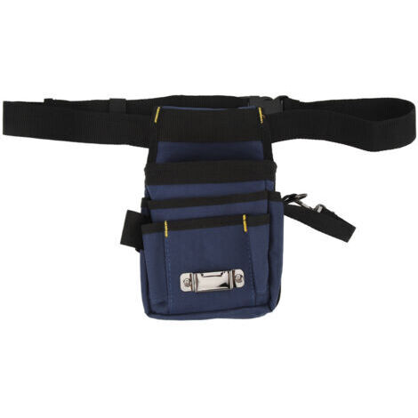 Sac à outils de taille, pochette de ceinture multifonctionnelle réglable, sac à outils pour électricien (1/5)