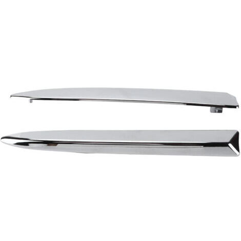 Garniture chromée de moulage supérieur de pare-chocs avant FIAT 500 2007-2015 Matériau ABS robuste Ajustement parfait selon spécifications d'origine - 735455041 (1/5)