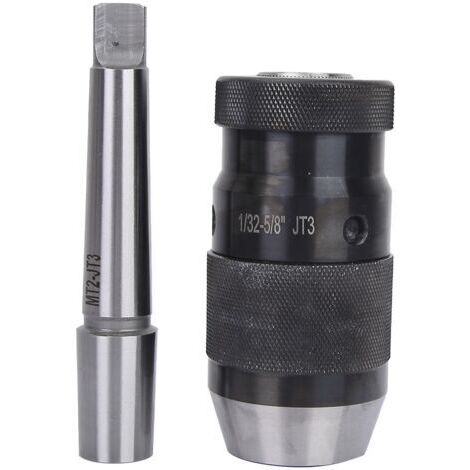 Mandrin de perçage sans clé série JT3 PrO 1-16 mm et arbre à queue droite JT3-MT2 pour CNC (1/5)