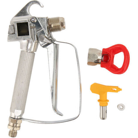 Pistolet de pulvérisation de peinture sans air, en alliage d'aluminium, pulvérisateur en Latex à haute efficacité pour la décoration de la maison, entretien automobile (1/5)