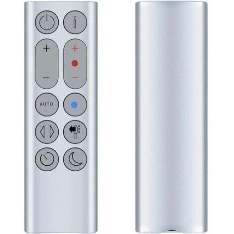 Télécommande de remplacement pour ventilateur de chauffage/purificateur d'air Dyson Pure Hot + Cool HP04 HP05 HP06 HP09 HP4A (couleur : argent) (1/4)