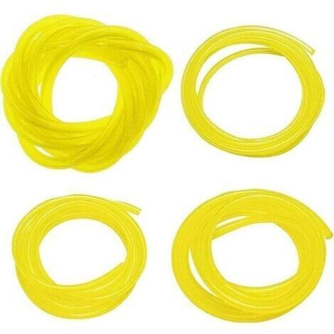 Lot de 4 Tuyau Durite d'Essence, Durite Essence,Tuyau Carburant(1.5 Meter) (1/4)