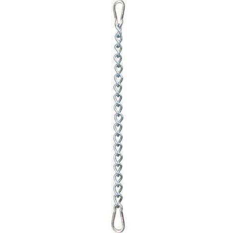 Chaîne avec Deux mousquetons, Fixation Variable pour Chaise hamac jusqu'à 230 kg (Chaîne 66 cm) (1/4)