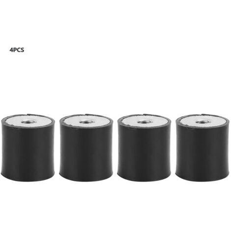 Supporti in Gomma Anti Vibration, Supports en caoutchouc M6 - Vis à double extrémité - amortisseur anti-vibrations - Bobine en caoutchouc pour bateau, Lot de 4(DD20x20 M6) (1/5)
