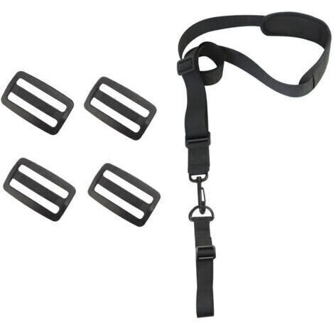 Harnais de Débroussailleuse Sangles D'épaule Réglables Harnais Professionnel Universel Bandoulière Tondeuse Nylon pour Débroussailleuse, Tondeuse à Gazon (Livré avec 4 boucles de rechange) (1/4)