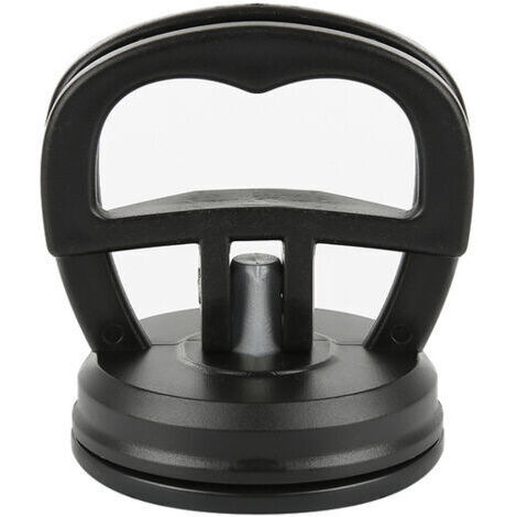 Lot de 2 outils de débosselage et de réparation de voiture avec ventouses pour poignées de fenêtre, portes, miroirs, granit, levage d'objets en mouvement (5,7 cm) Noir (1/5)