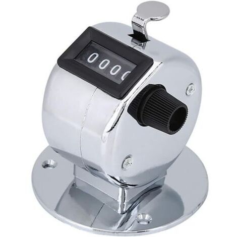 1 PCS Mini Compteur Manuel Portatif en Métal à 4 Chiffres, Léger, Conçu avec Précision, Registre à 4 Chiffres, Facile à Réinitialiser, Compteur Doigt pour Le Sport, la Participation aux Réun (1/4)