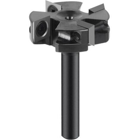 Fraise à défoncer -tige de 8 mm - diamètre de 40 mm - Fraise à Surfacer mèche de rabotage à 4 ailes -ELIAUK (1/5)
