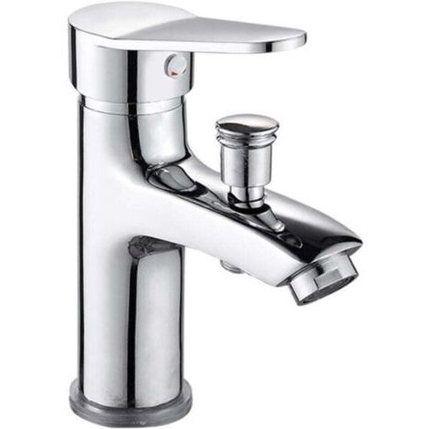 Mitigeur de douche,Mitigeur Bains/Douche, Monotrou Chromé,Mitigeur monocommande Bain (1/4)