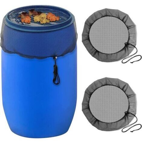 Housse de Pluie Ronde de 80 cm, Filet de Protection Réglable avec Cordon de Serrage, 2 Pcs (1/5)