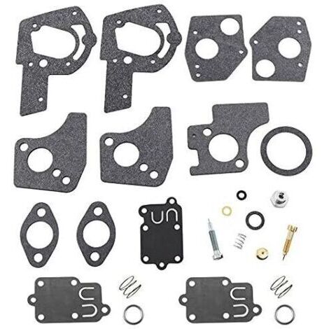 Kit de réparation pour carburateur - Membranes - Joint d'étanchéité pour Moteurs Briggs & Stratton 3 à 5 CV HP 495606 494624 135292 135232 135212 270026 272538 272538S 272637.- (1/5)