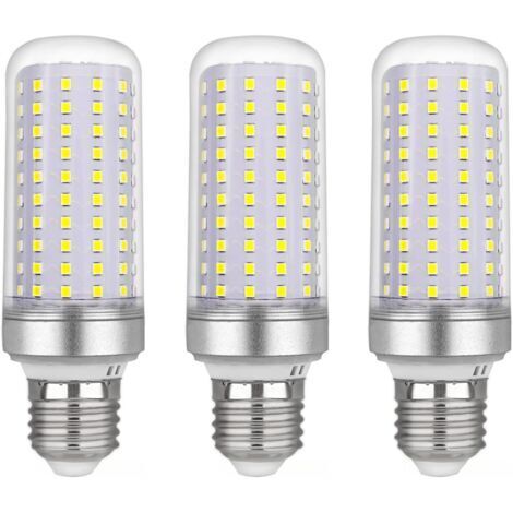 Ampoule Led E27 Maïs 30w, AC175-265V, Blanc Froid 6000K 2500LM, Non Dimmable, 300W Ampoule Halogène Équivalent, Ampoule Maïs Led pour Lustres, Plafonniers, Lampes de Table et Lampadaires, Lot de 3 (1/4)