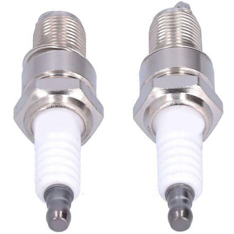Lot de 2 bougies d'allumage F6RTC pour MTD 95110292 75110292 Torch Engine 131039 Tondeuse à gazon (1/4)