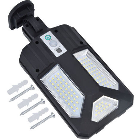 Applique murale solaire IP65 étanche 87LED 2400MAH batterie 3000LM capteur de mouvement lampe pour chemin jardin (1/4)