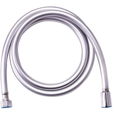 Pommeau de douche flexible anti-torsion, flexible de douche de 1,5 m, caoutchouc, argent (1/5)
