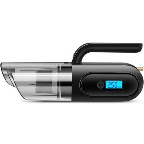 Aspirateur de voiture portable multifonctionnel 4 en 1 avec pompe à air intégrée (noir) (1/5)
