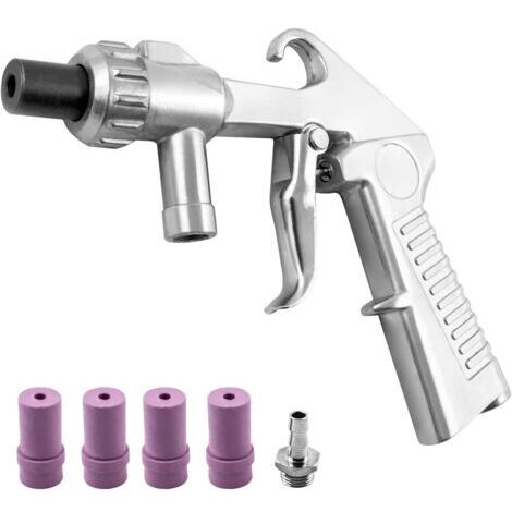 Pistolet de sablage avec 4 buses en céramique (1/5)