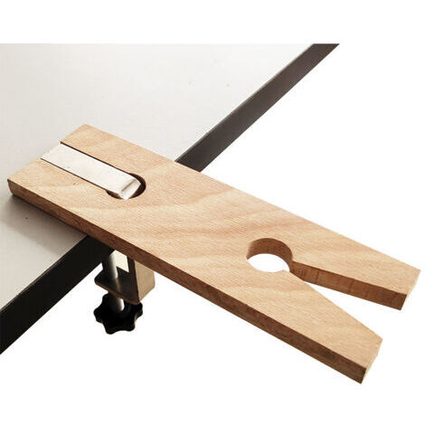 supports de table en bois avec clip, établi d'orfèvre, établi d'orfèvre, table amovible pratique, moulure en bois (19 cm x 8,5 cm) (1/5)
