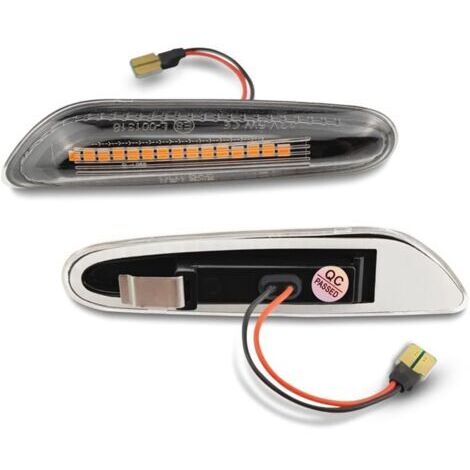 Clignotant dynamique à LED BM VV, feu de position latéral séquentiel, remplacement de clignotant d'aile avant pour BMW E82, E88, E90, E91, E92, E93, E60 et E61