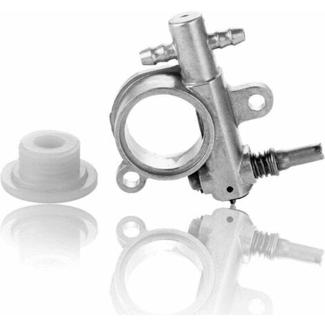 Pompe à huile pour tronçonneuse – Alliage aluminium – Compatible 25 cm³ et 38 cm³ – Lubrification optimale – Pièce de rechange (1/5)