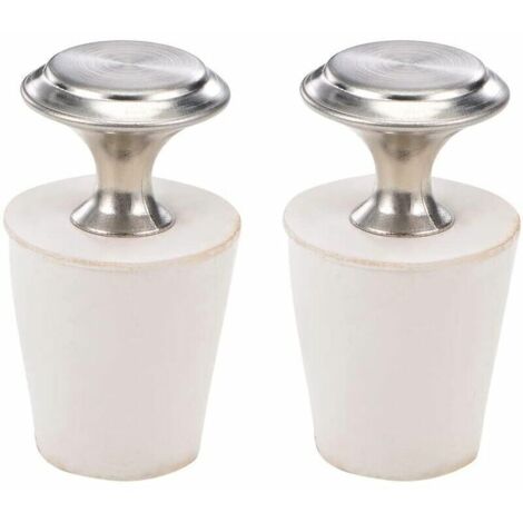 Bouchons d’hivernage pour piscine – Lot de 2 bouchons en caoutchouc souple, diamètre 21–24 mm, étanchéité optimale pour canalisations (1/5)