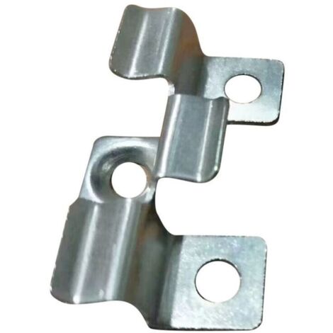 Clips de fixation pour terrasse composite – Lot de 100 pièces en acier inoxydable, hauteur 1 cm, système invisible