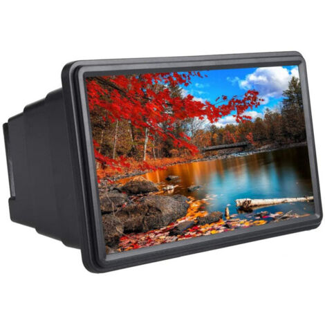 Loupe d’agrandissement pour smartphone – 12 pouces, vision 3D immersive et protection oculaire intégrée (1/4)