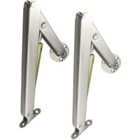 Ulisem Charnières de coffre à fermeture douce, charnières à fermeture douce pour coffre à jouets, charnières d'armoire à fermeture douce et charnière de support de couvercle à fermeture lente (2 pièce