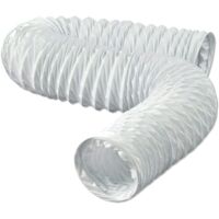 Ulisem Tuyau d'Evacuation de 150mm en PVC Aluminium Gaine de Ventilation pour Extracteur
