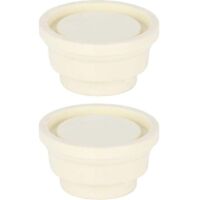 UlisemPool Ladder Stopper, 2 Pieces Pool Ladder Rubber Stopper Swimming Pool Accessory For Swimming Pool Ladders