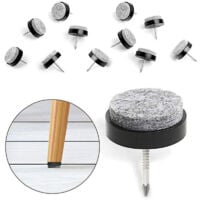 Patin Chaise A Clouer, 80 Pcs Clous Patins De Meuble, Patins Glisseurs