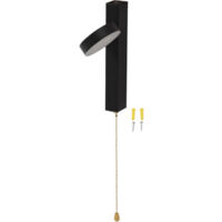 Appliques murales LED à 3 modes de couleur, style moderne, en aluminium, avec interrupteur à chaînette, pour chambre ou escalier, 85 à 265 V