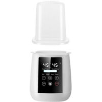 Chauffe-biberon/stérilisateur, chauffe-lait pour nouveau-nés/nourrissons, mode rapide, mode désinfection, compatible avec différents types de lait