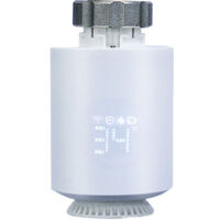 Robinet de radiateur intelligent, robinet de radiateur thermostatique intelligent programmable, thermostat de radiateur électrique connecté à Alexa/Google Assistant, compatible avec l'application Smar