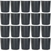 Lot de 300 pots de pépinière en plastique biodégradables pour débutants, idéaux pour le jardinage, les boutures et les semis de plantes succulentes. Dimensions : 12 x 12 cm.