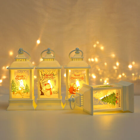 pièces ornements de noël ornements de bureau lampes de chevet de noël veilleuses décoratives LED veilleuses lampes de style de noël YMYNY (1/5)