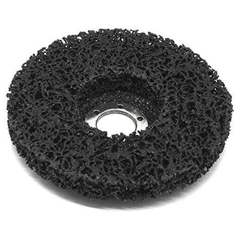 YMYNY Lot de 5 disques de nettoyage, diamètre : 125 mm, dsque CSD, noir, très grand, pour meuleuse d'angle(M22) (1/4)