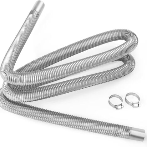 YMYNY Flexible Pour Echappement 300 cm,Voiture Tuyau d'Echappement, Tuyau d'Échappement d (1/5)