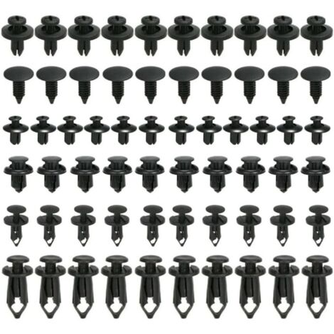 YMYNY Clips Voiture, 190 Pièces Rivet Clips Plastique Rivets Plastiques Fixation de Protection avec D (1/5)