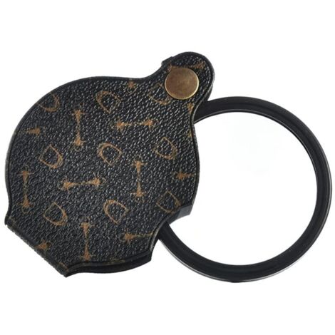 YMYNY Loupe à Main Loupe de Lecture Pliable Aide à la Lecture Loupe Loupe de Poche 15X Loupe de Poche Diamètre 70mm (1/4)