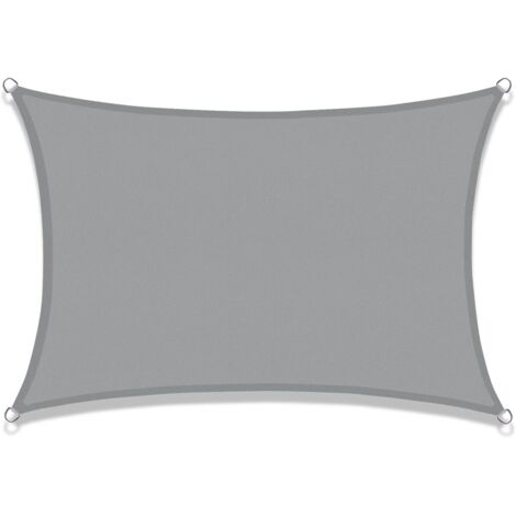 YMYNY Voile d'Ombrage Rectangulaire 2.5x3m Toile Ombrage Auvent Imperméable , Protection 95% UV (1/4)
