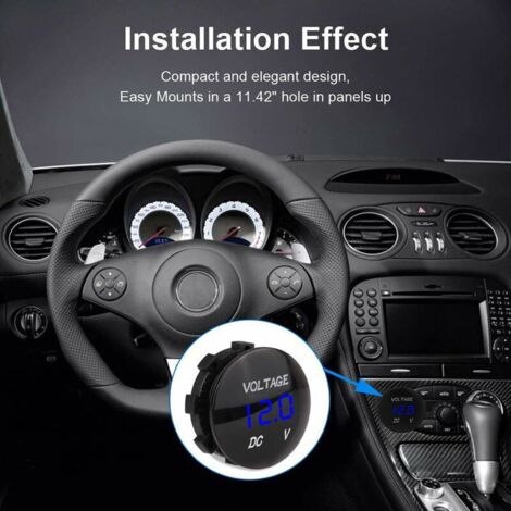 Voltmetre Voiture JZK Voltmètre 12V 12 Volts Tmètre LED De Moto Auto Bateau DC 12 V étanche Avec Affichage LED Bleu, Moniteur Tension De Moto, Affichage Tension De Moto, Jauge Voltmètre Voiture Voltmetre Voiture JZK Voltmètre 12V 12 Volts Tmètre LED De Moto Auto Bateau DC 12 V étanche Avec Affichage LED Bleu, Moniteur Tension De Moto, Affichage Tension De Moto, Jauge Voltmètre Voiture