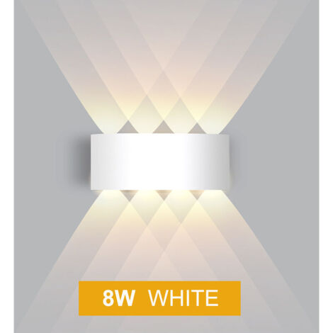 8W Applique avec Détecteur de Mouvement,Allumage et Extinction Automatiques Applique Blanc Chaud 3000K,Lampe Mural Capteur d'éclairage