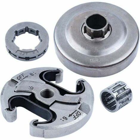 YMYNY Kit de roulement à aiguilles pour tambour d'embrayage, pignon d'embrayage, jante, pour tronçonneuse Husqvarna 340 345 346XP 350 351 353 445 450 E (1/5)