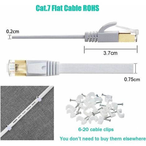 Cordon HDMI haute vitesse avec Ethernet 3 m Dacomex