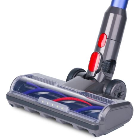 Brosse Compatible avec Aspirateur Dyson V10 V8 V7 V11 V15 Accessoire Tête d'aspirateur avec 5 Lampes pour Sol Dur et Tapis (1/4)