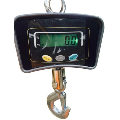 Balance Suspendue Numérique Kerbl Digiscale 25 - Capacité 25 Kg - Affichage Kg/lb/oz - Avec Ruban Mesure 1 M